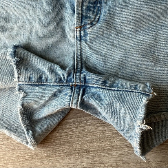 Denim Forum The Yoko Hi-rise Mid-thigh Denim Short - Picture 7 of 15